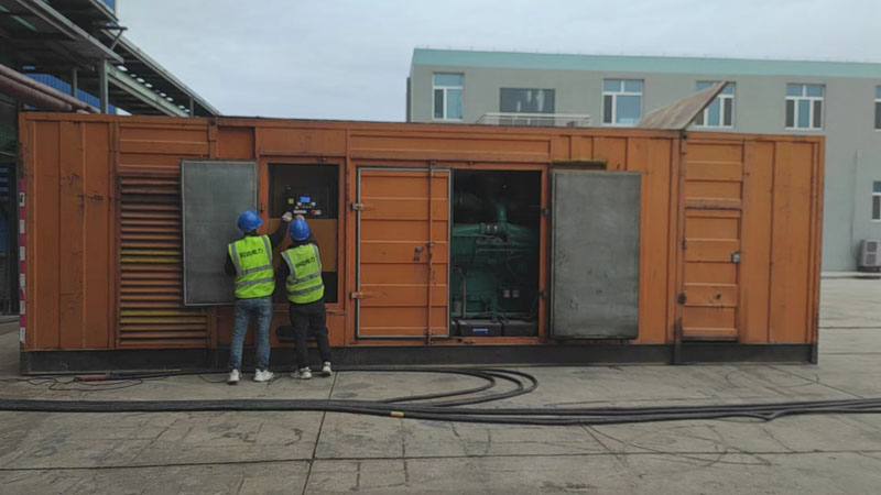 道外如何检查柴油发电机组的机油油位?